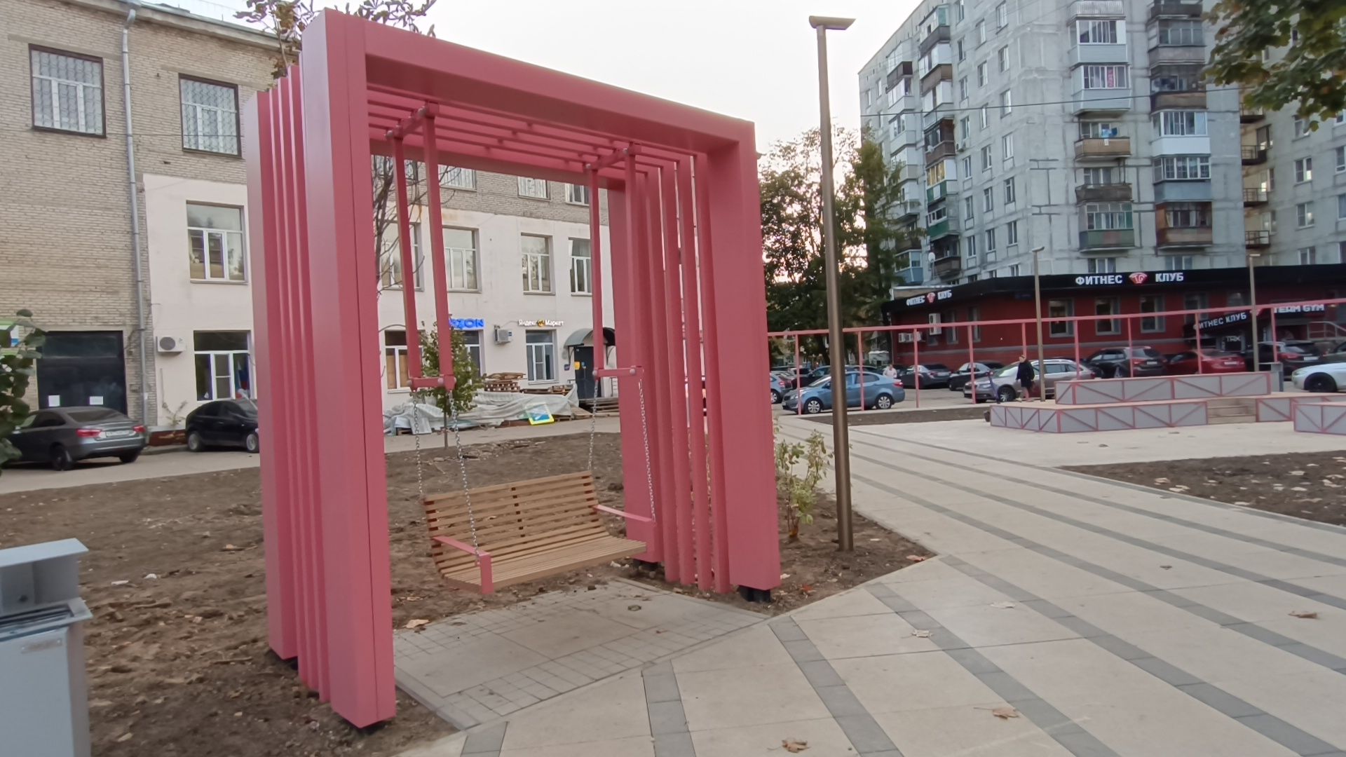 лобня, сквер, благоуйстройство,