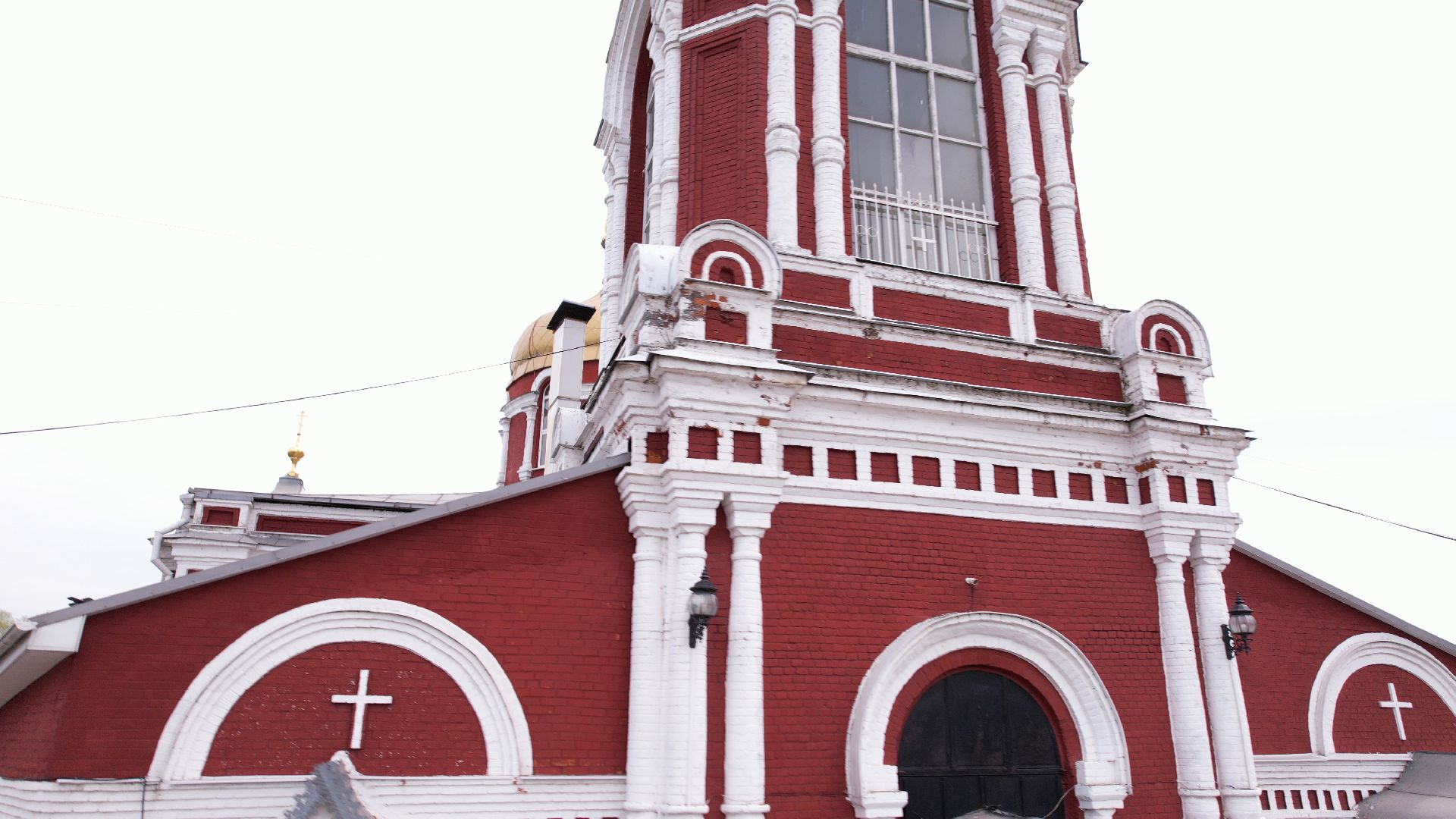 воскресенск, церковь, храм,видео с коптера,