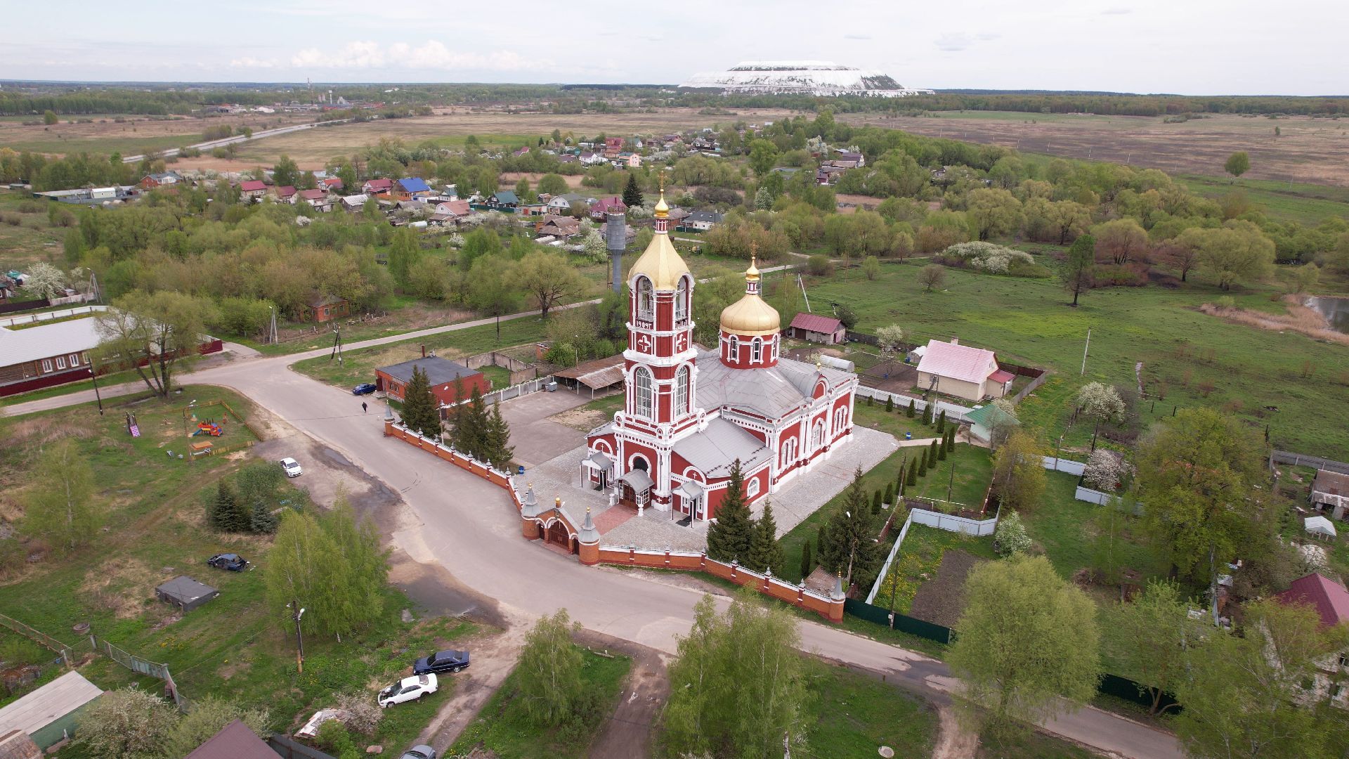 воскресенск, церковь, храм,видео с коптера,