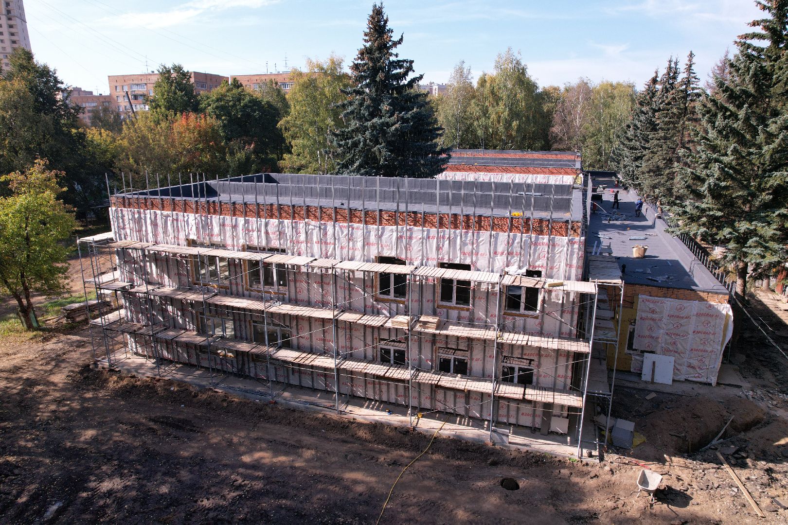 одинцово, сад, дети,видео с коптера,