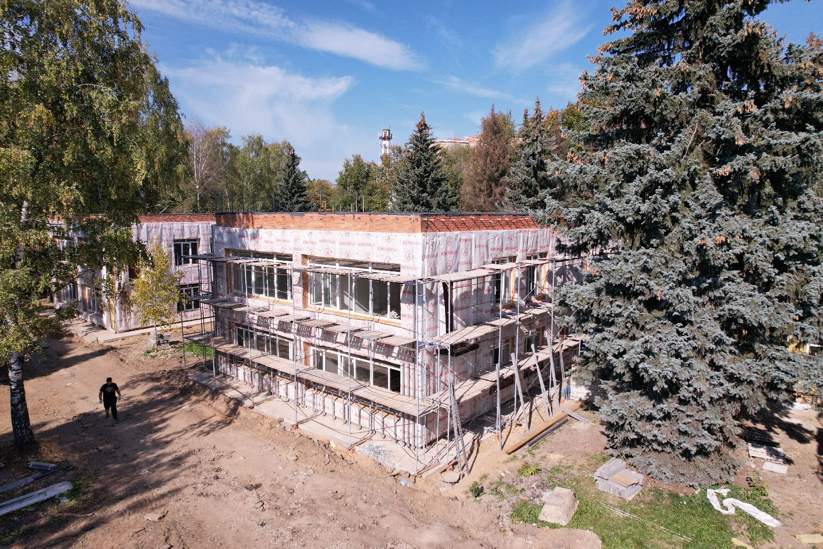 одинцово, сад, дети,видео с коптера,