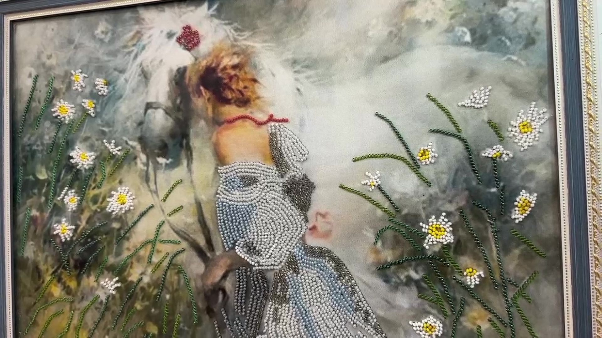 Реутов, культура, музей, выставка, картины из бисера, Инна Ананьева,