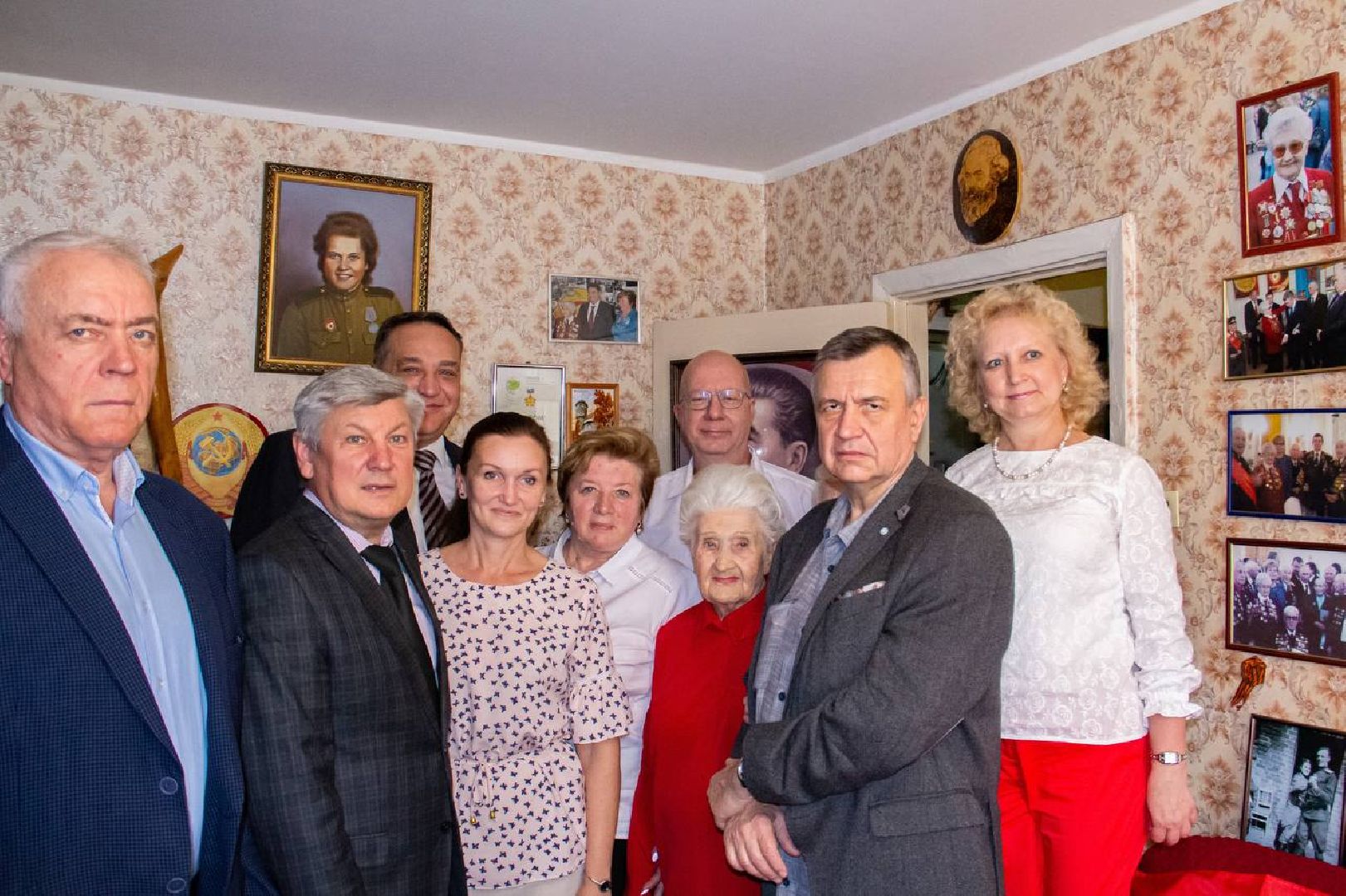 подольск, ветеран вов, поздравление, 99 лет, Рохлина,