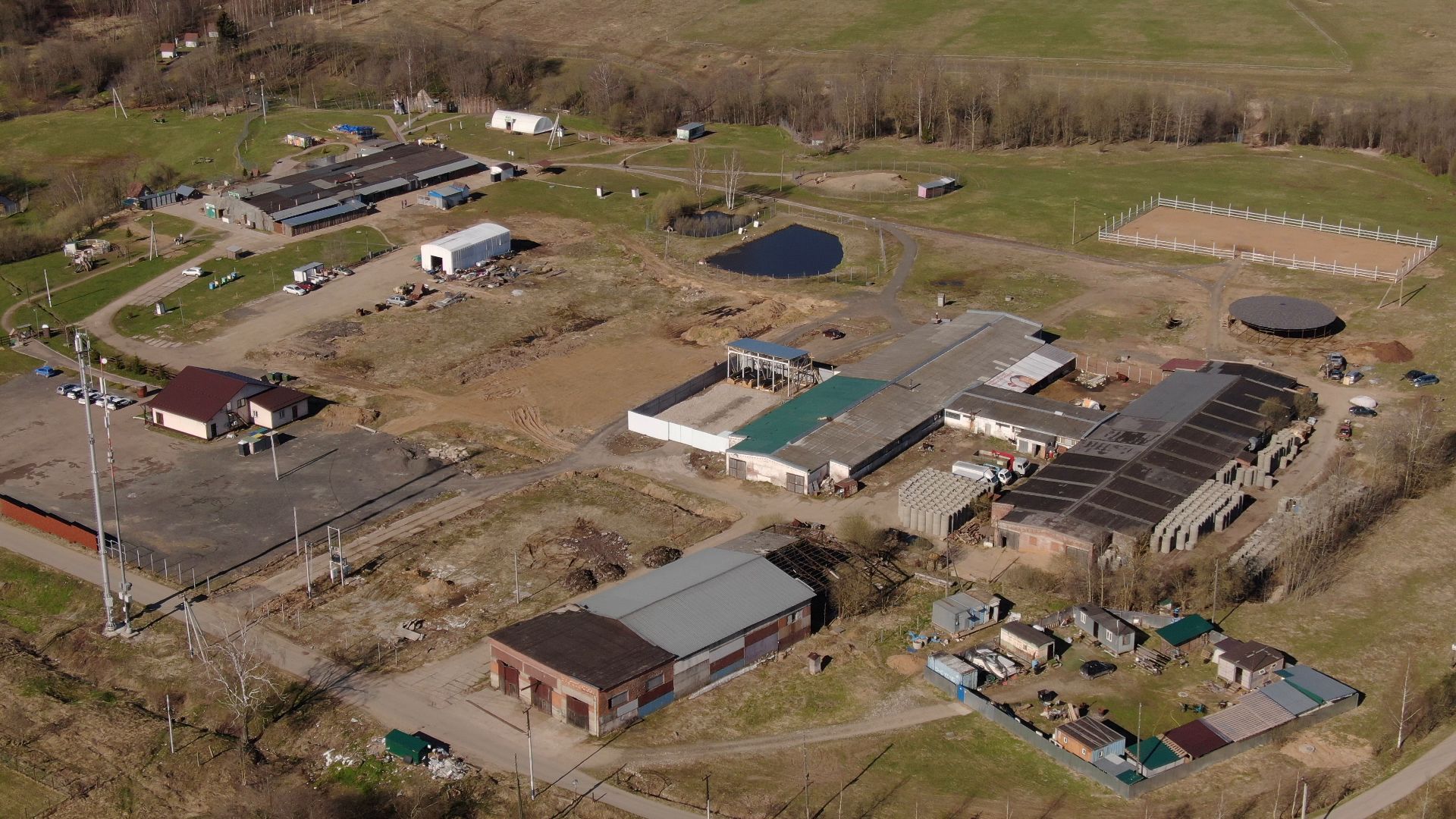 дмитров, ферма, шихово,видео с коптера,