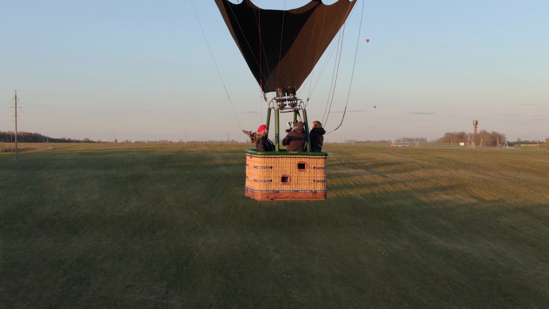 воздушный шар, дмитров, аэроклуб,видео с коптера,
