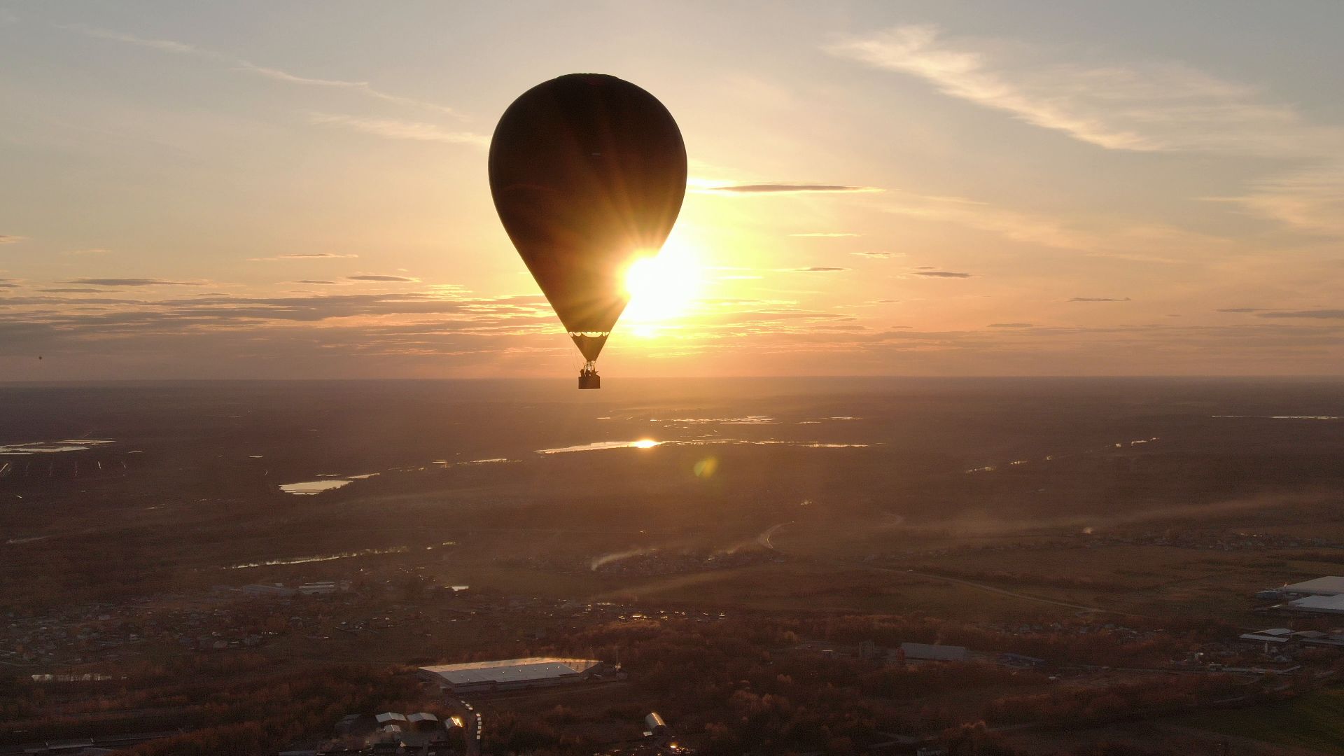 воздушный шар, дмитров, аэроклуб,видео с коптера,