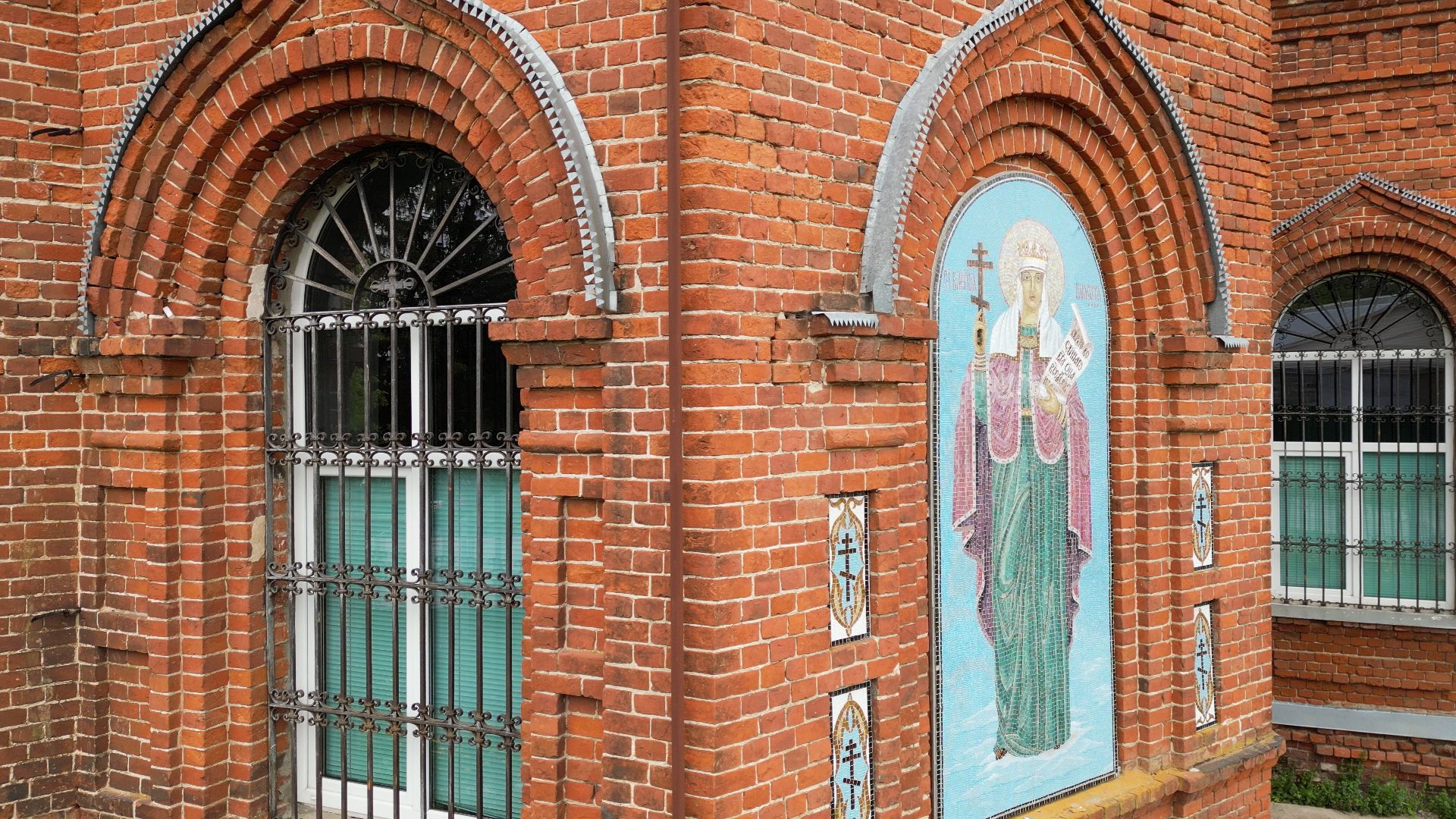 храм, паустовский, луховицы,видео с коптера,