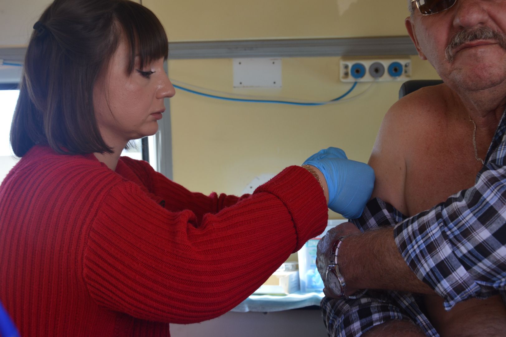 вакцинация, вакцинация от гриппа, шатура, медицина,