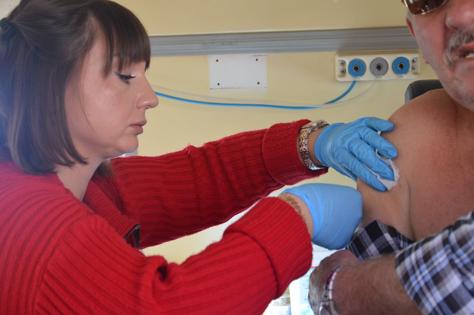 вакцинация, вакцинация от гриппа, шатура, медицина,