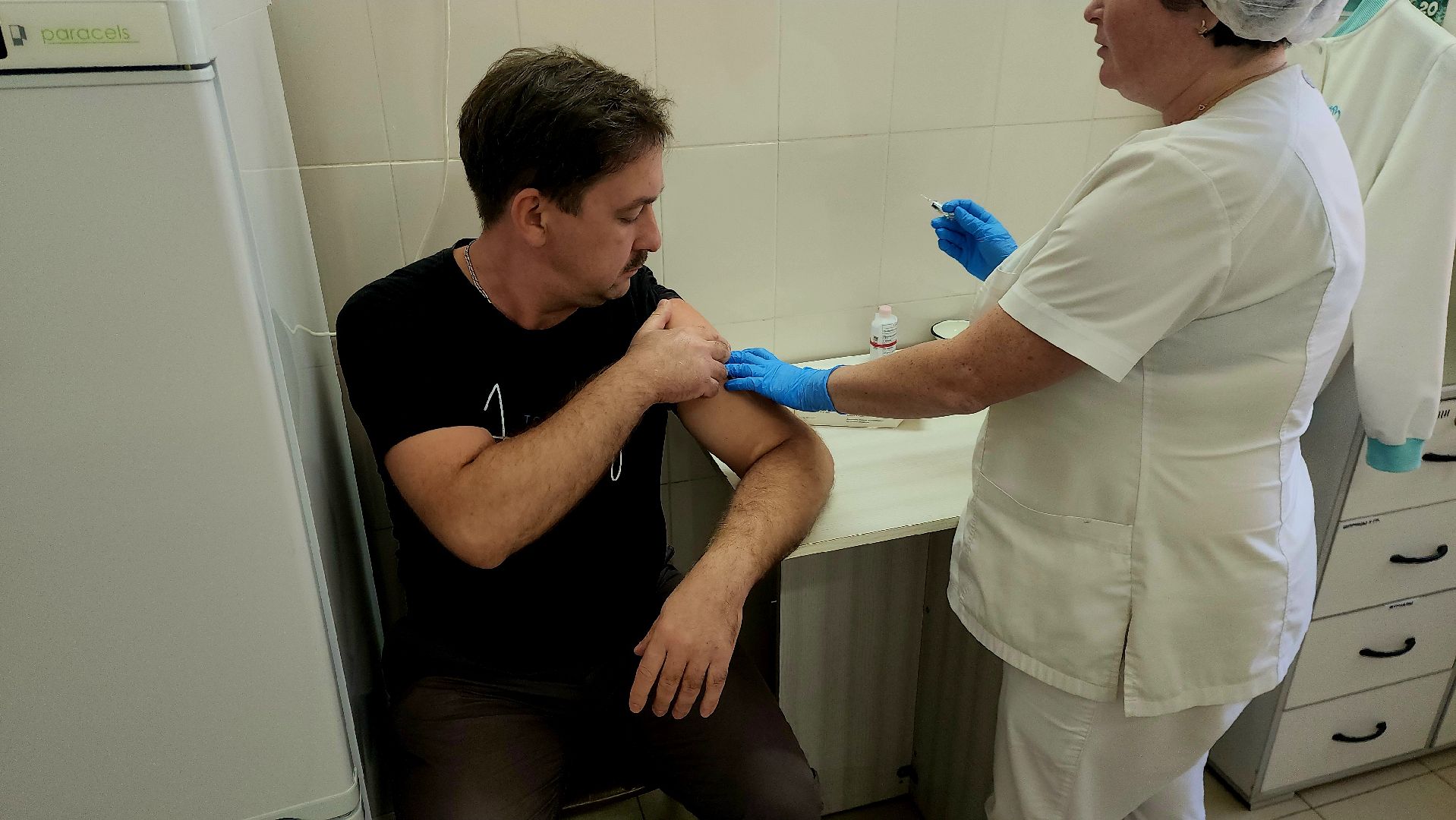 вакцинация, вакцинация от гриппа, шатура, медицина,