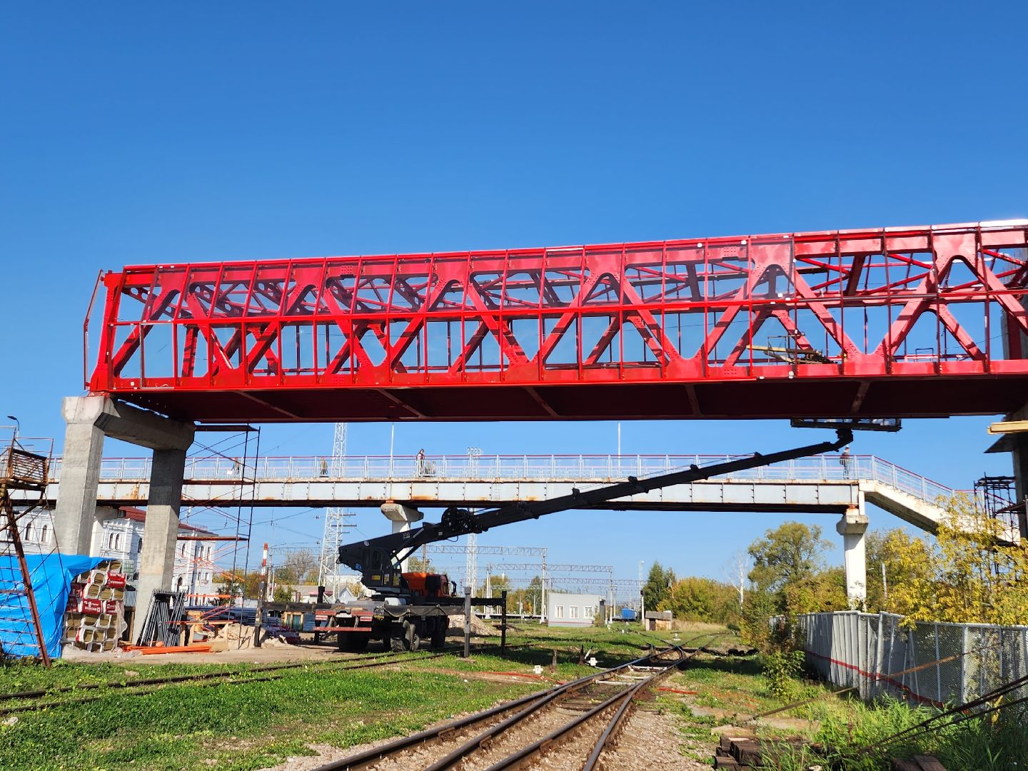 серпухов, ж/д, железная дорога, железнодорожный переезд, железнодорожный переход, железнодорожная станция, строительство,