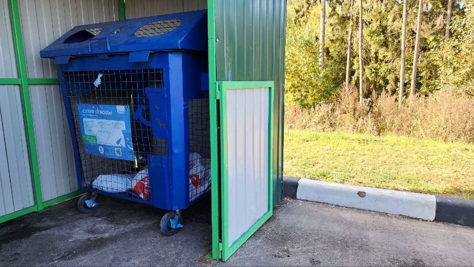 мусор, экология, контейнерная площадка, раздельный сбор мусора, Щелково,