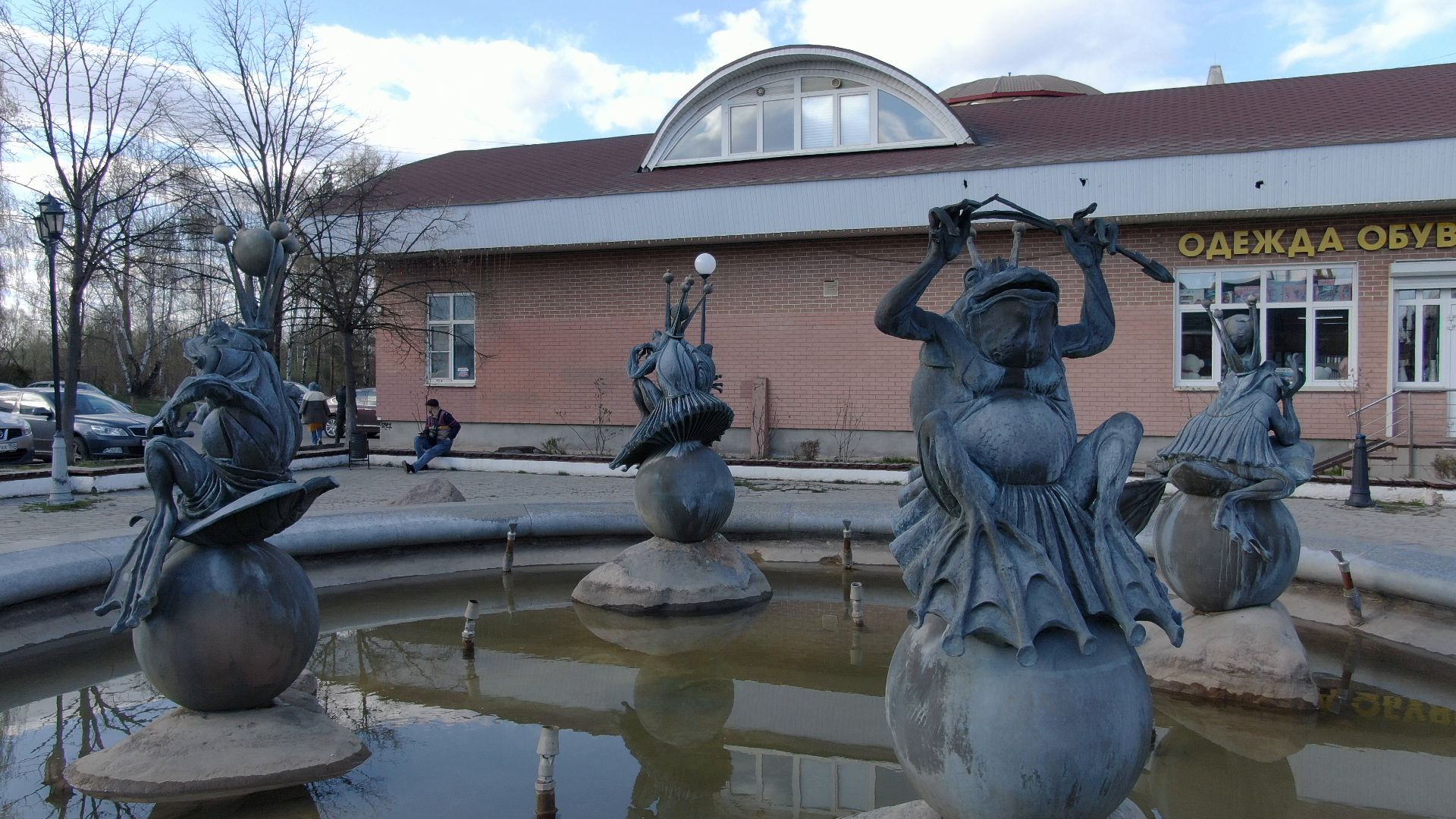 памятник, дмитров, кремль,видео с коптера,