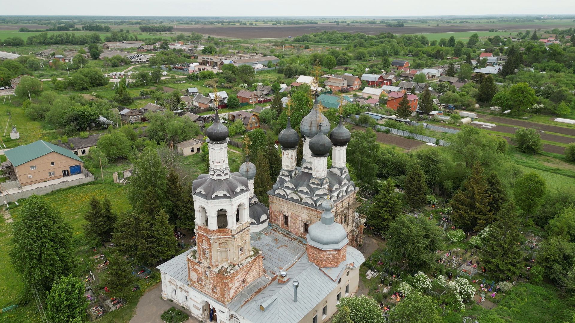луховицы, корабль, орел,видео с коптера,
