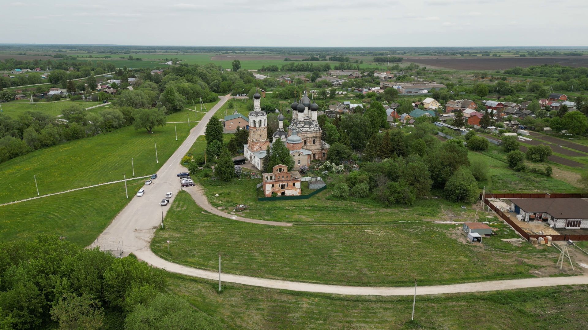луховицы, корабль, орел,видео с коптера,