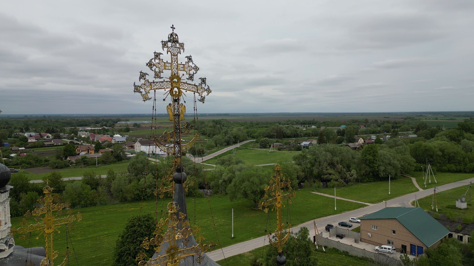 луховицы, корабль, орел,видео с коптера,