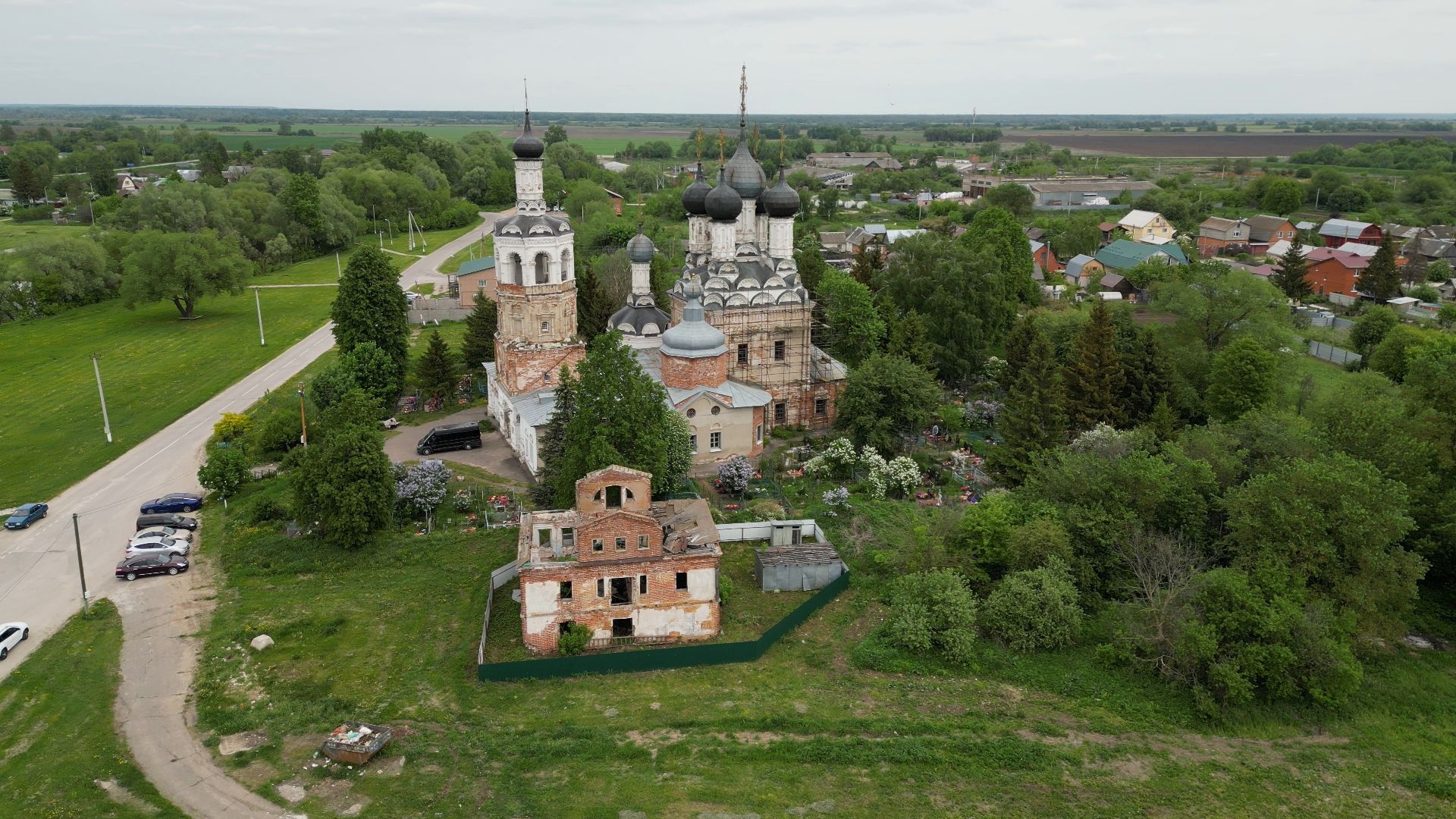 луховицы, корабль, орел,видео с коптера,