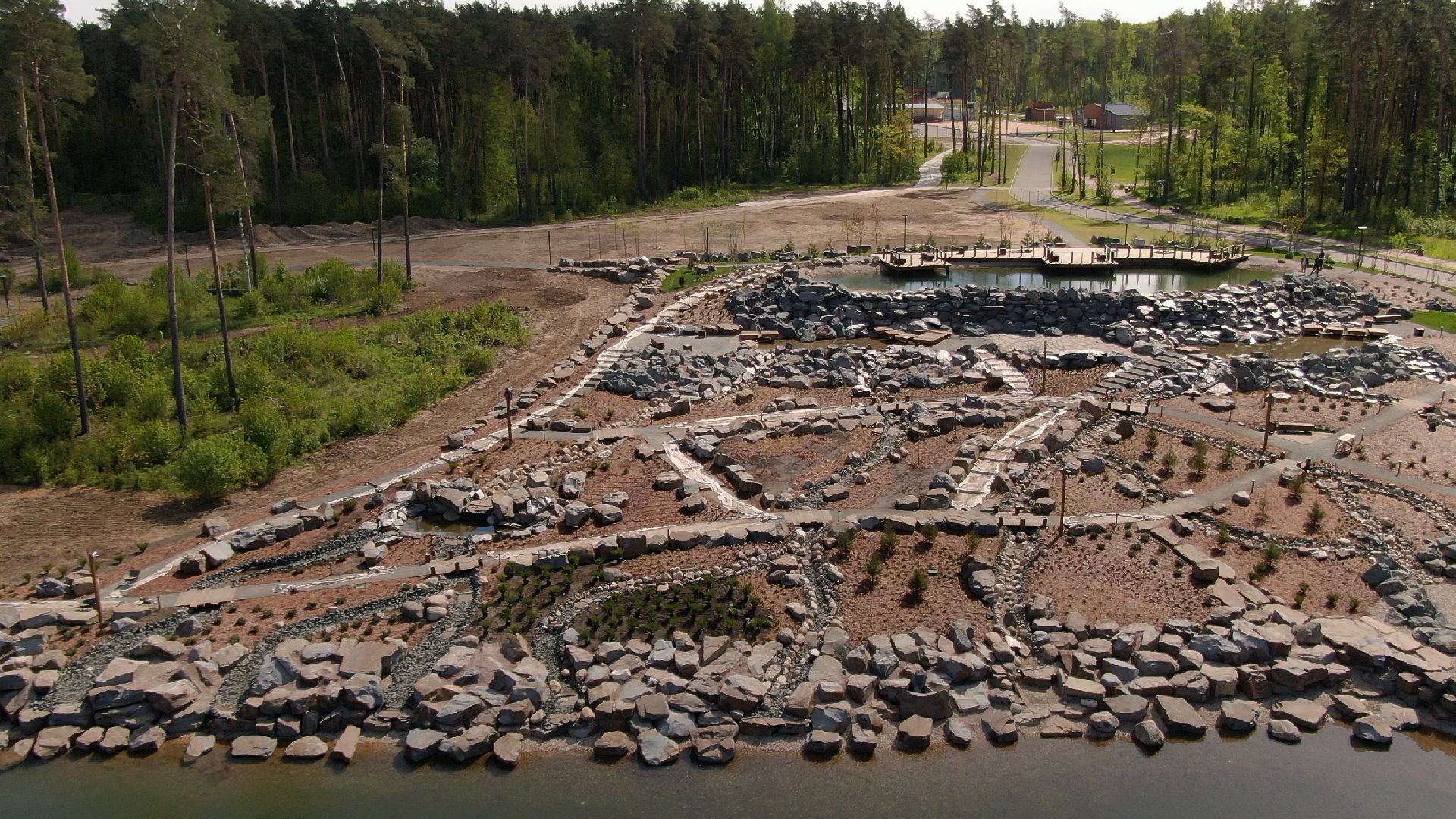 малевич, парк, одинцово,видео с коптера,