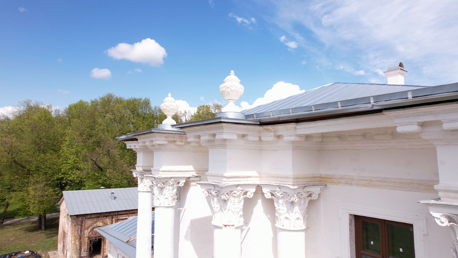 лажечников, воскресенск, усадьба,видео с коптера,