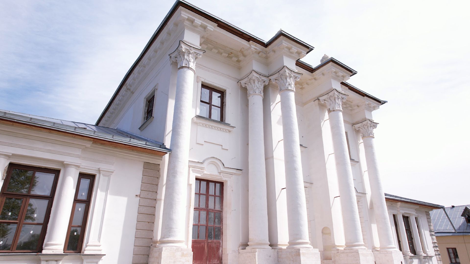 лажечников, воскресенск, усадьба,видео с коптера,