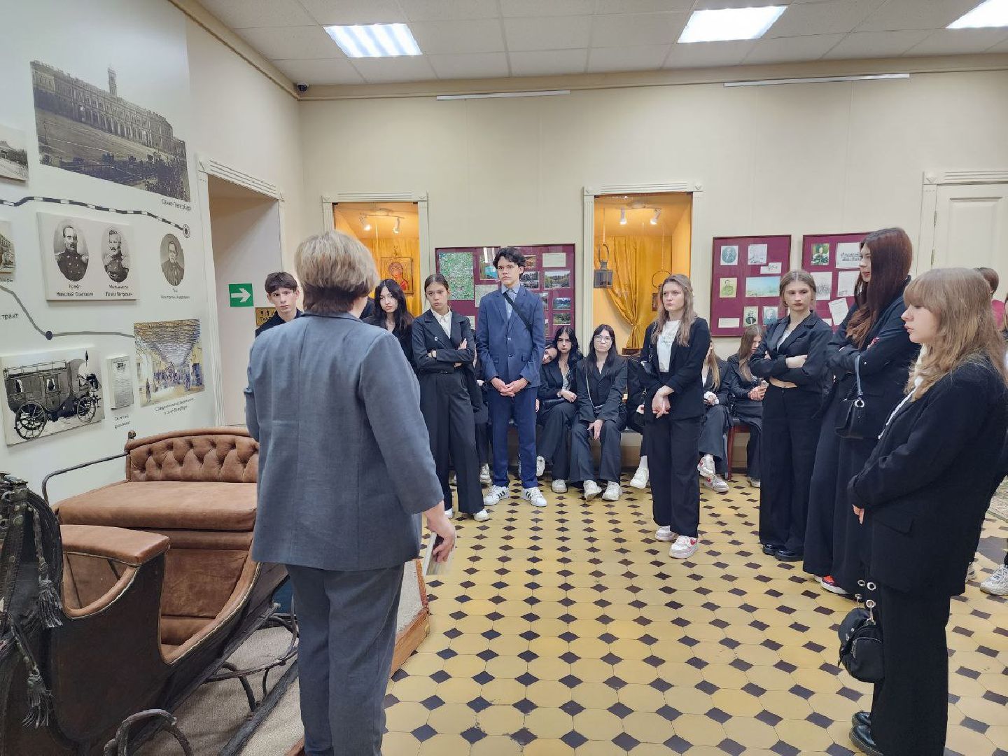 солнечногорск, экскурсия, путевой дворец, студенты, Колледж,