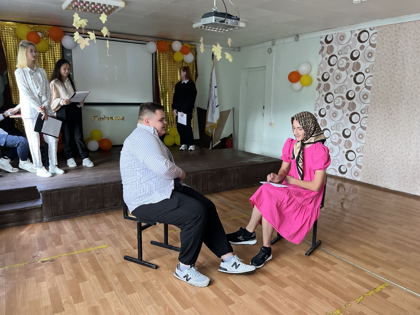 Шаховская, студенты, колледж, праздник, концерт,