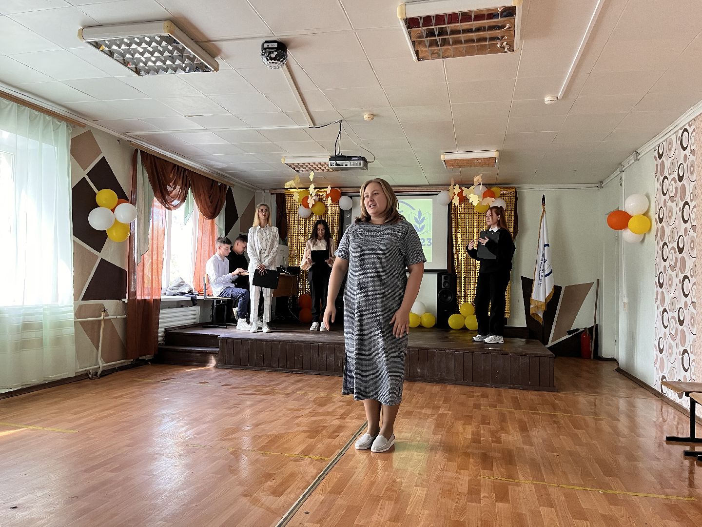 Шаховская, студенты, колледж, праздник, концерт,