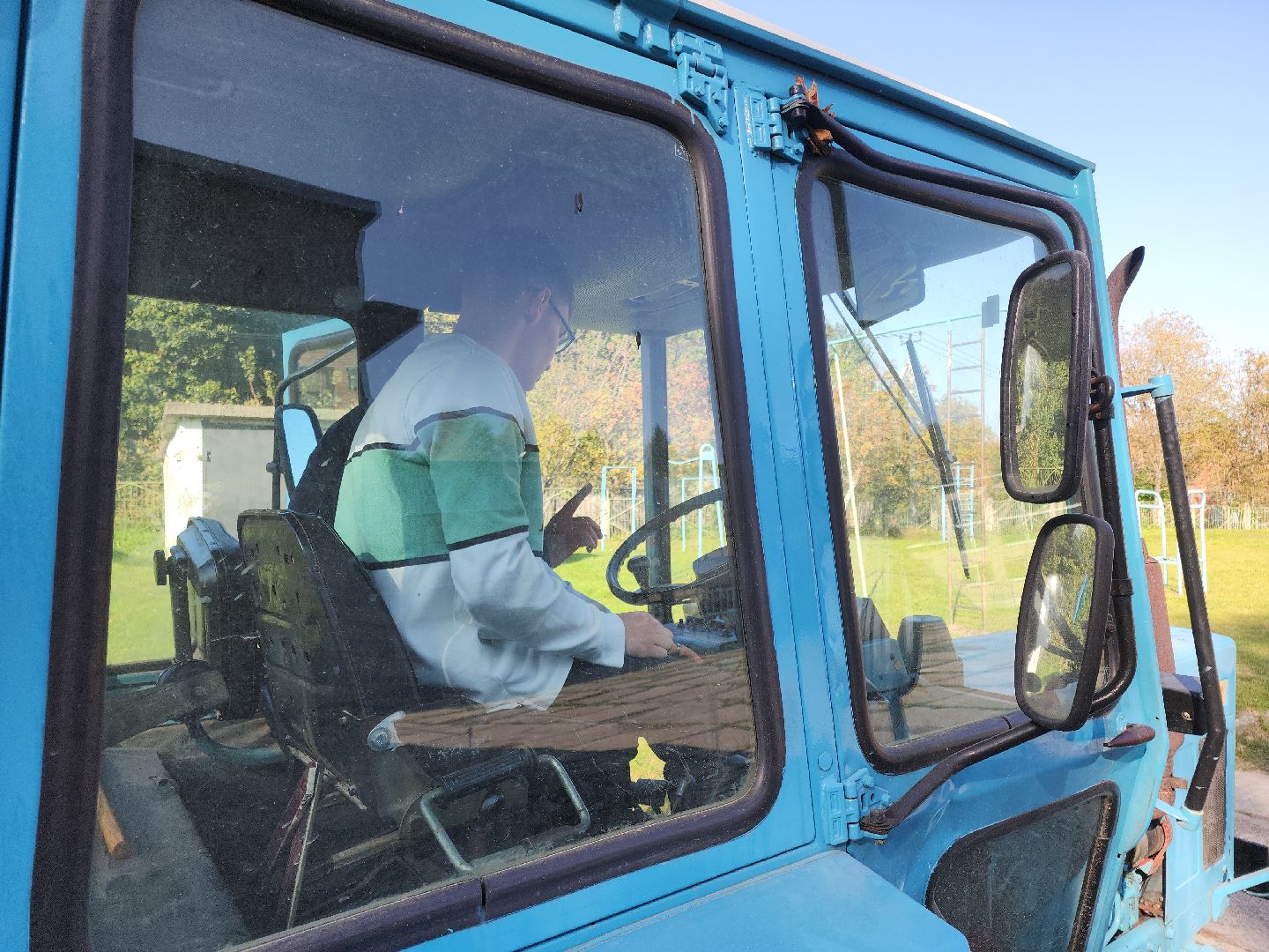 Кашира, тарасковская школа, трактор, беларус, производственное обучение, сельское хозяйство,