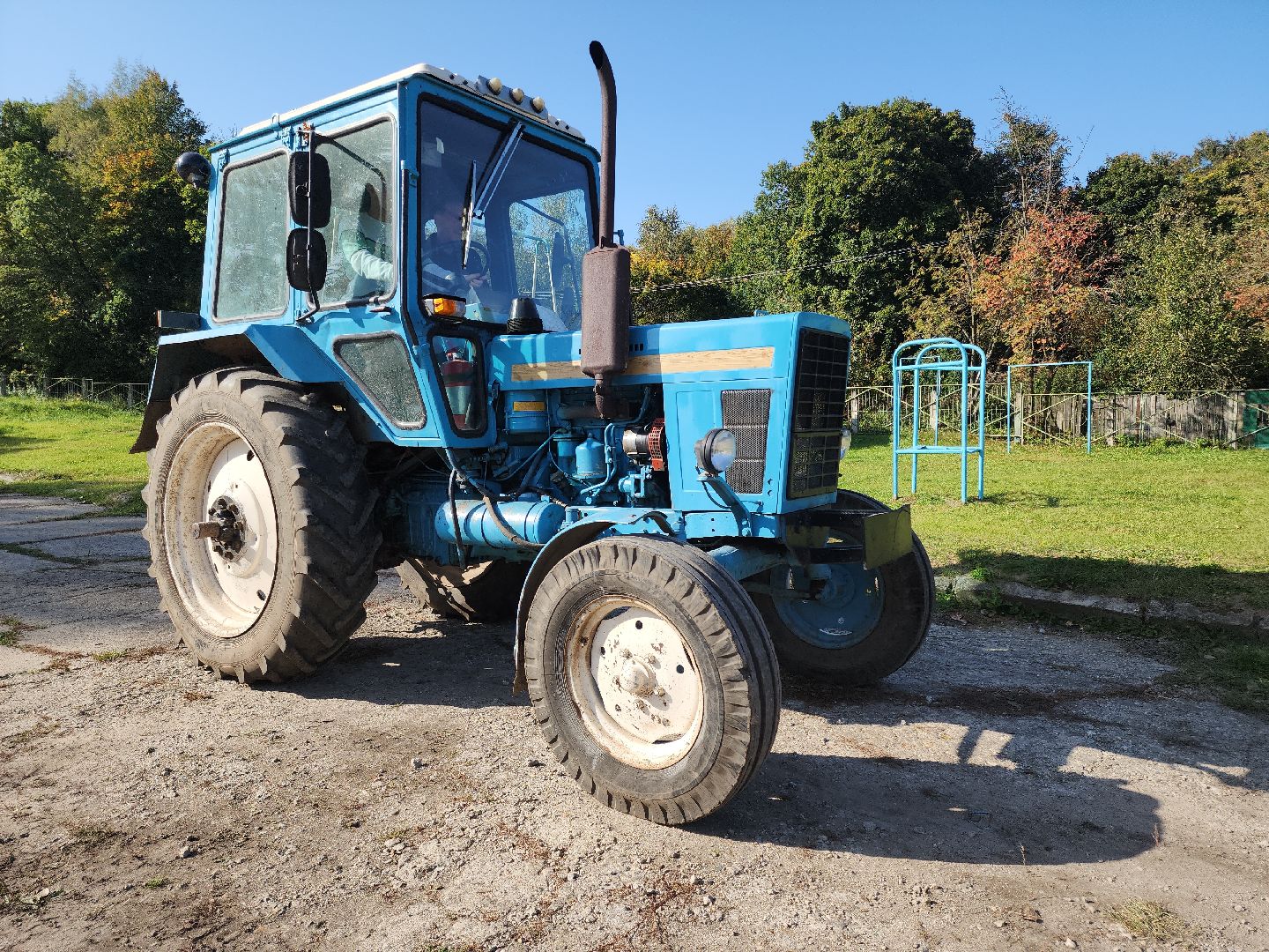 Кашира, тарасковская школа, трактор, беларус, производственное обучение, сельское хозяйство,