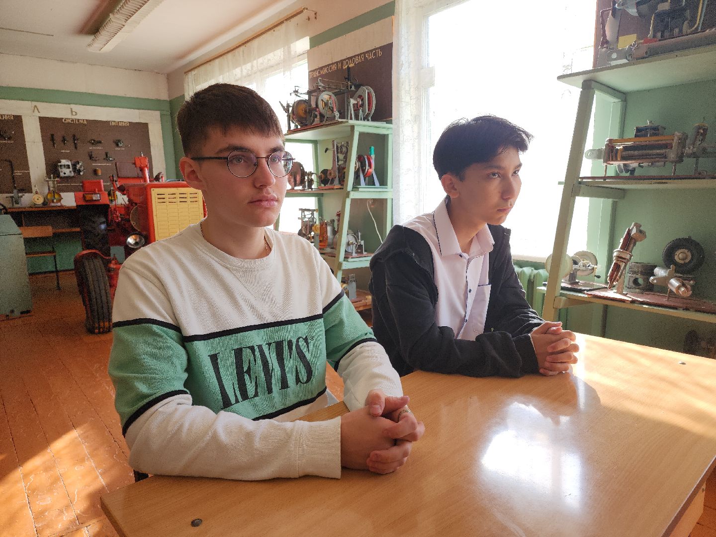 Кашира, тарасковская школа, трактор, беларус, производственное обучение, сельское хозяйство,