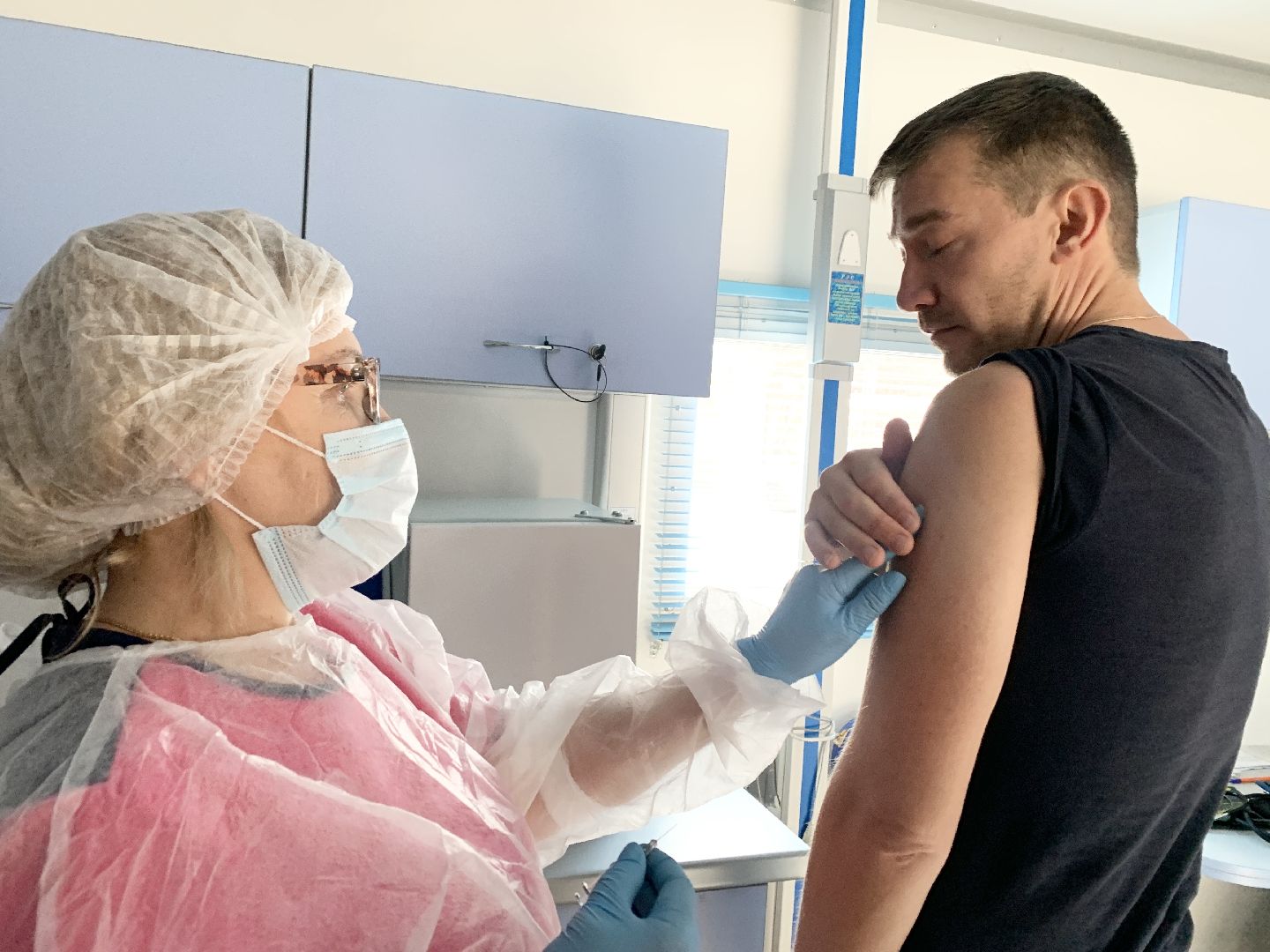 Балашиха, Подмосковье, Медицина, Общество, вакцинация от гриппа, Балашихинская областная больница,