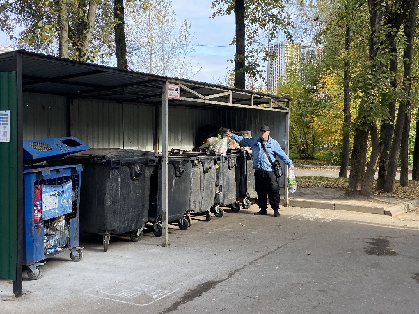 мусор, контейнерная площадка,