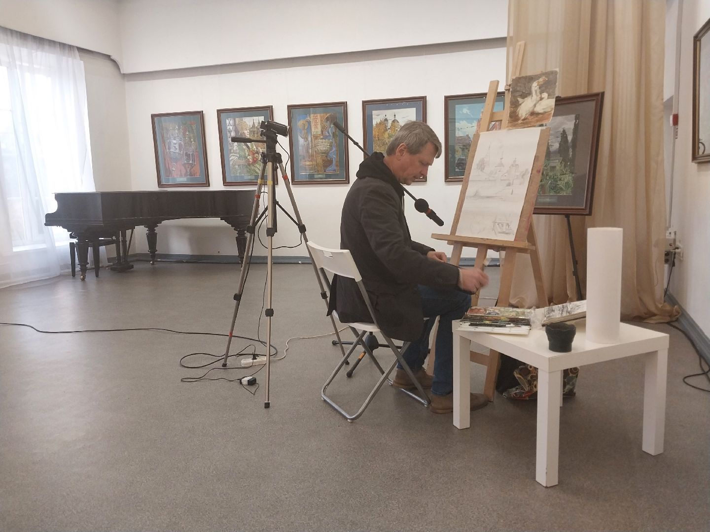 Коломна, выставка, мастер-класс, живопись,