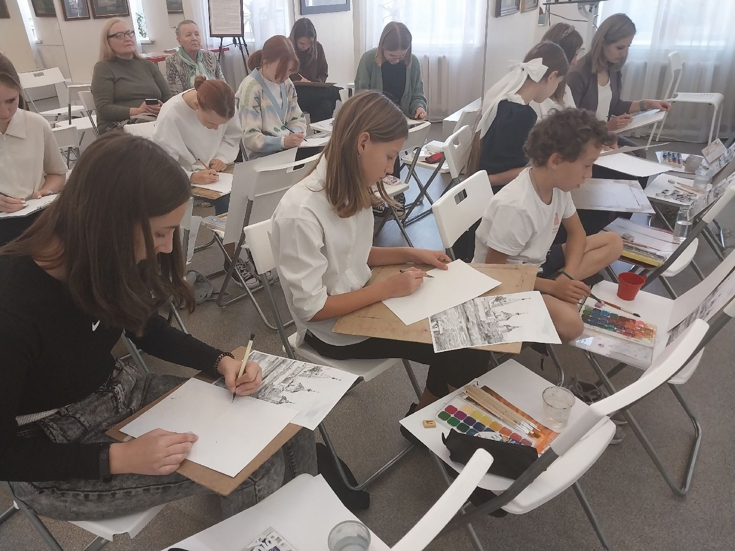 Коломна, выставка, мастер-класс, живопись,