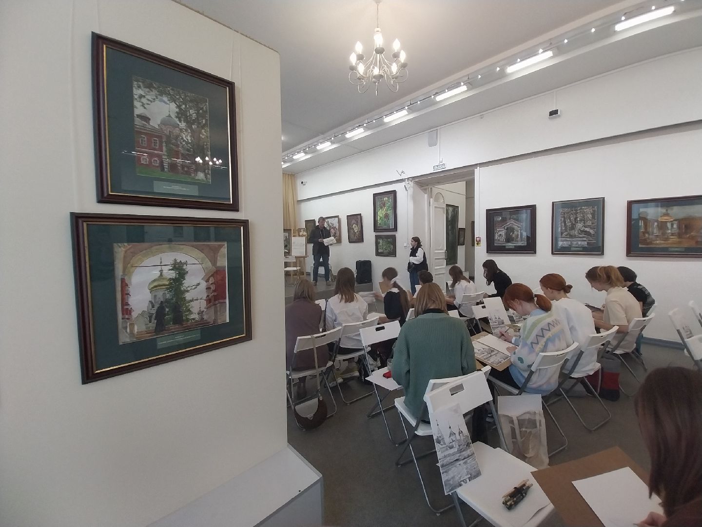 Коломна, выставка, мастер-класс, живопись,