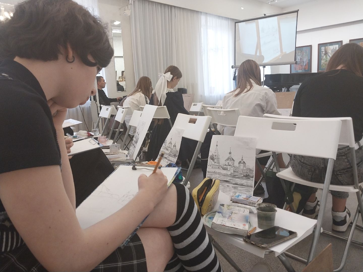 Коломна, выставка, мастер-класс, живопись,