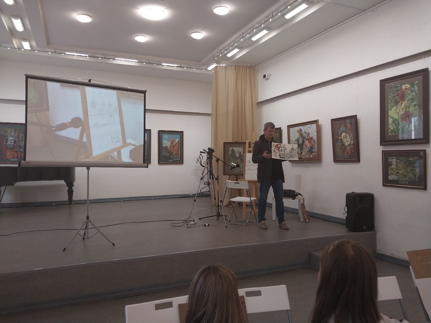 Коломна, выставка, мастер-класс, живопись,