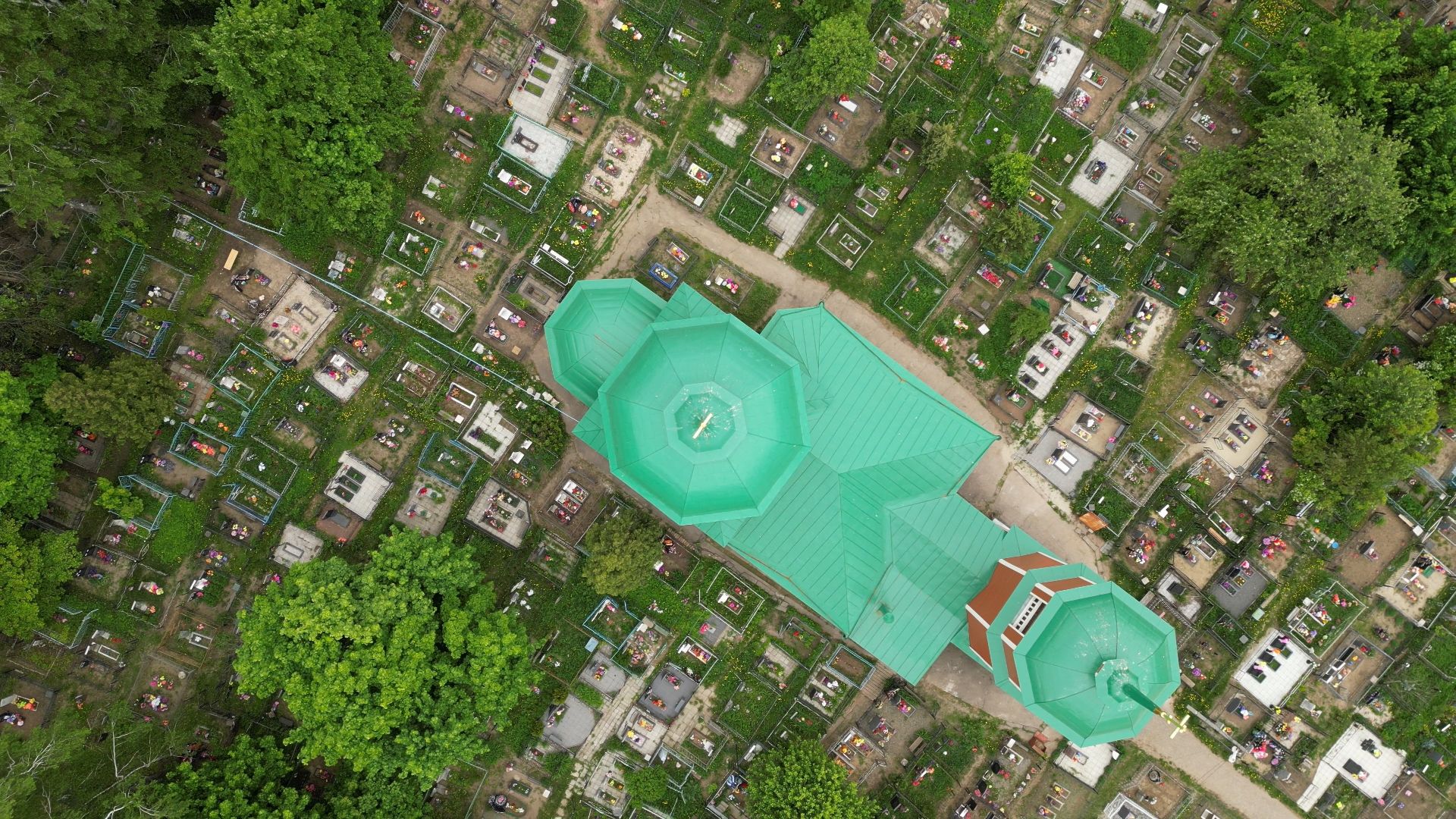 храм, икона, луховицы,видео с коптера,