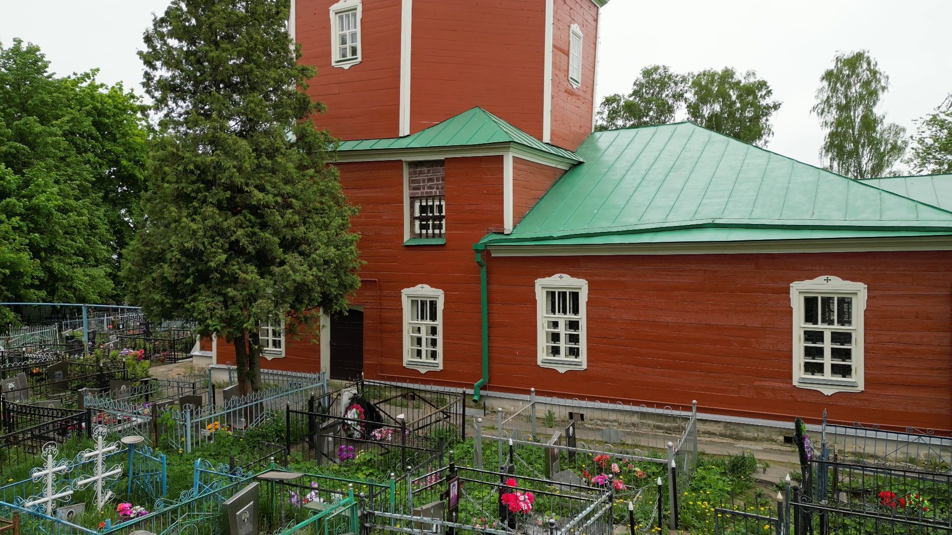 храм, икона, луховицы,видео с коптера,