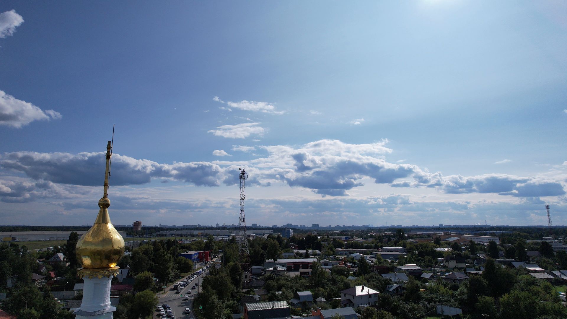 пушкино, храм, реставрация,видео с коптера,