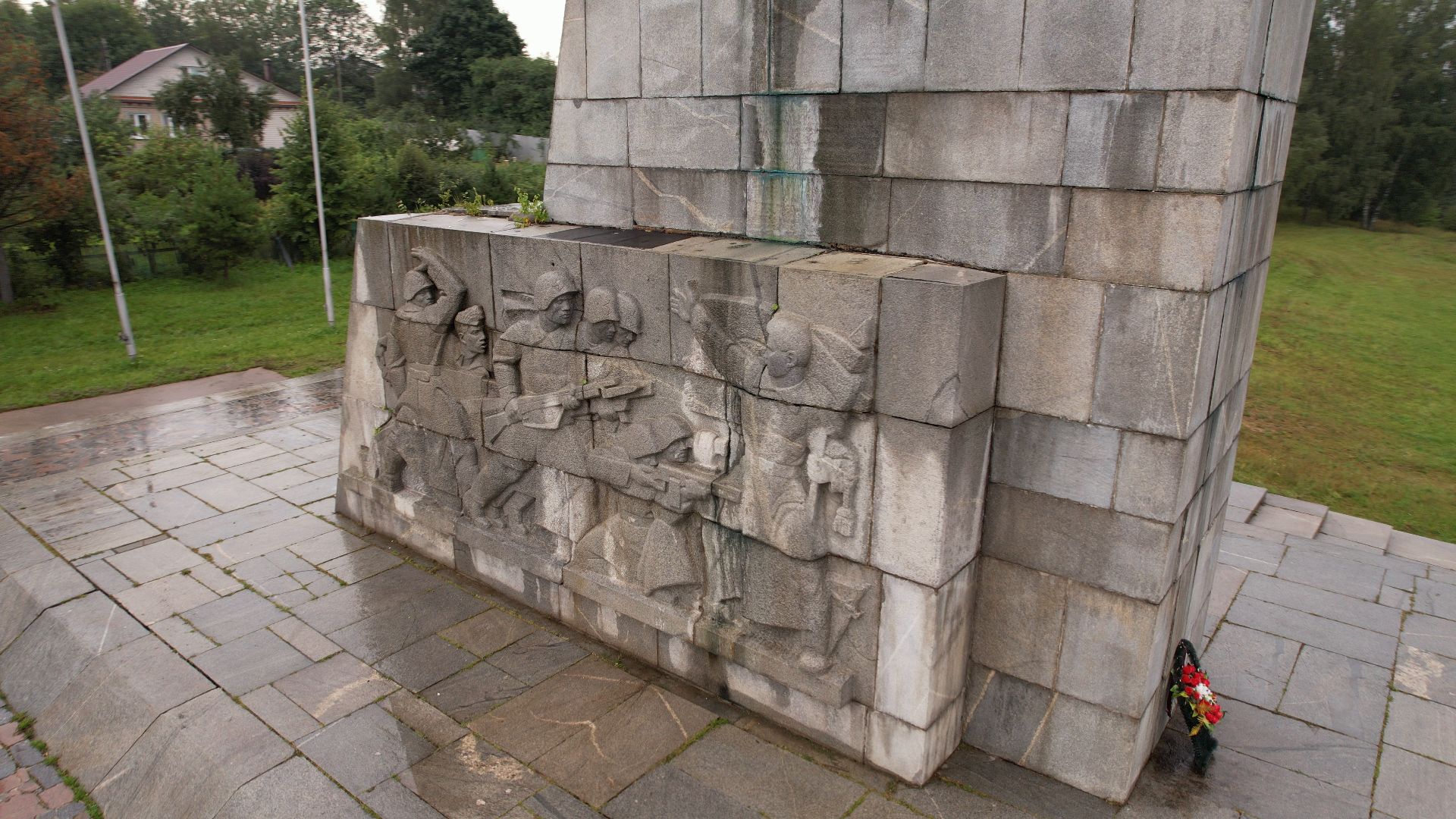 война, вов, яхрома, памятник,видео с коптера,