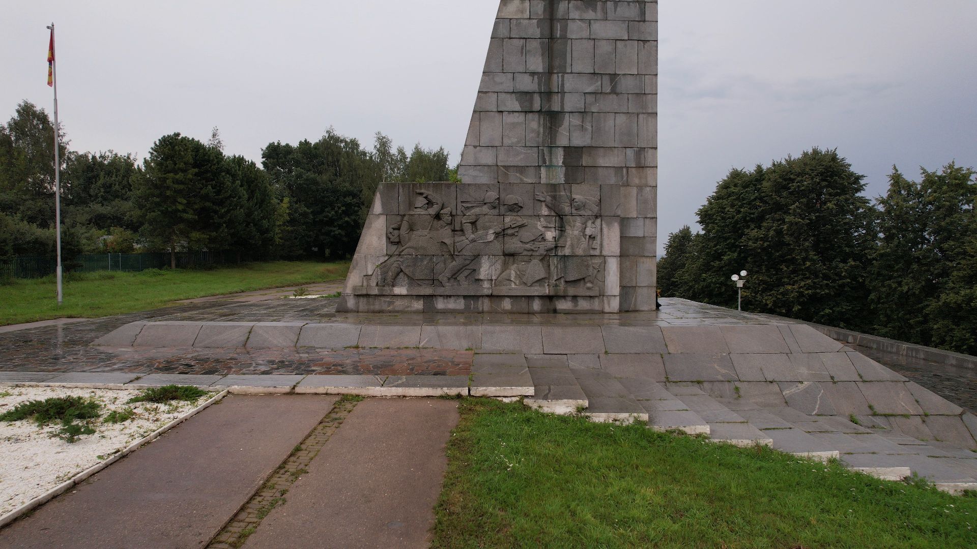 война, вов, яхрома, памятник,видео с коптера,