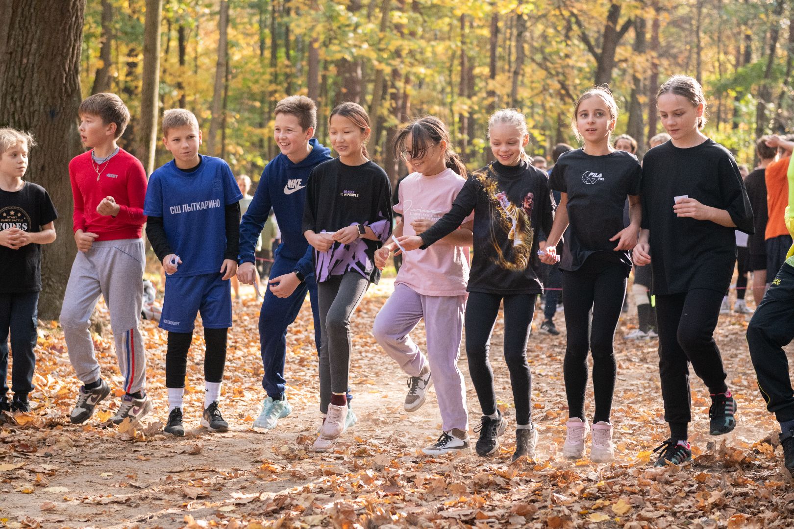 лыткарино, кросс, золотая осень, школьники, легкая атлетика,