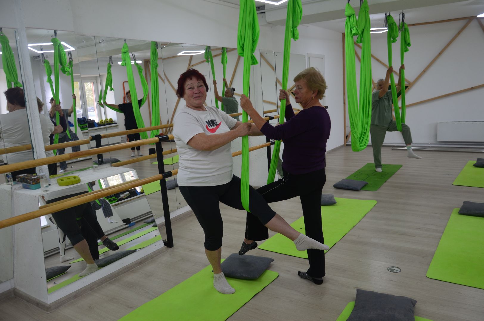 шатура, аэройога, акробатика, эробика, активное долголетие, спорт, спорт подмосковья,