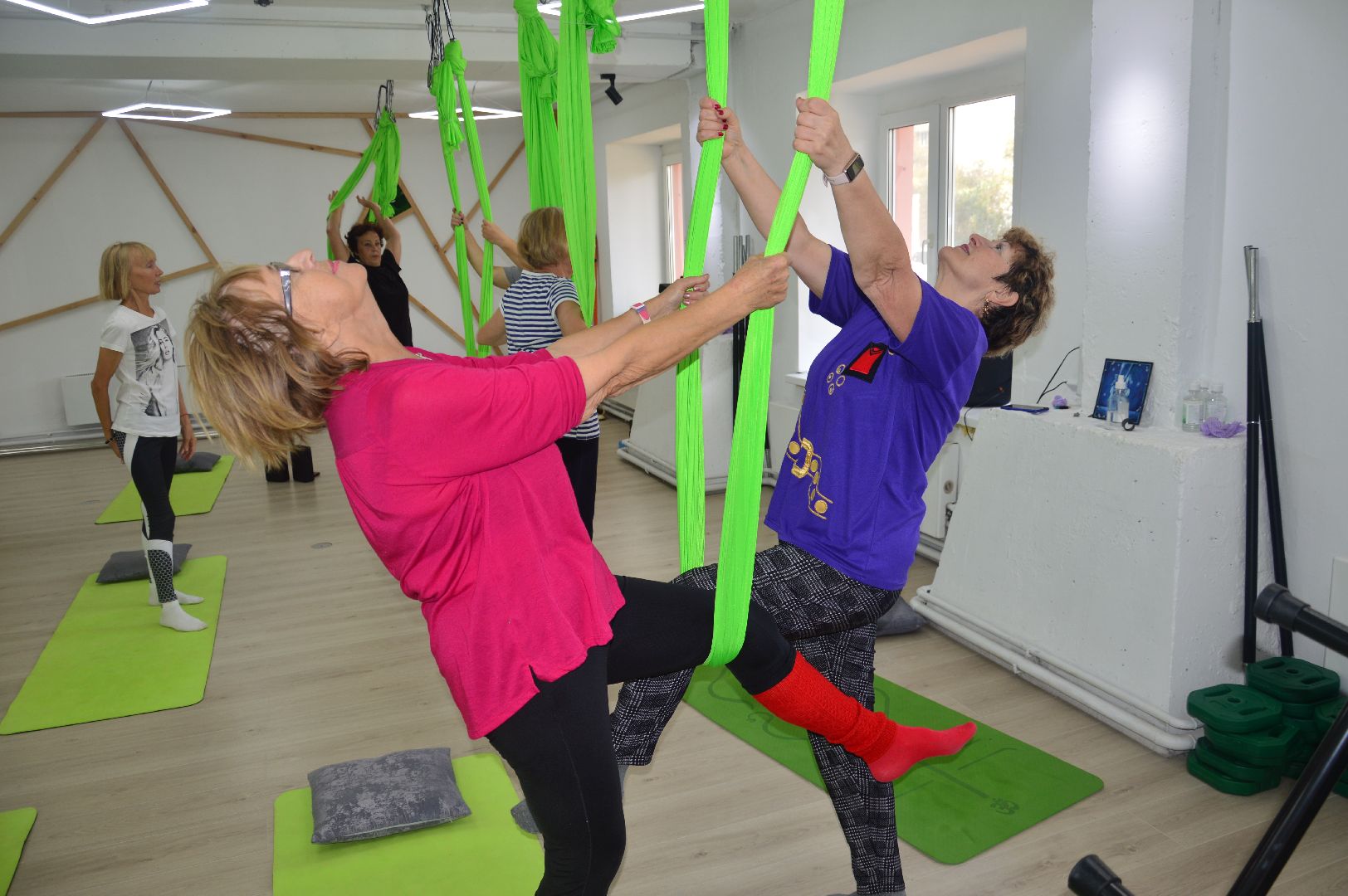 шатура, аэройога, акробатика, эробика, активное долголетие, спорт, спорт подмосковья,