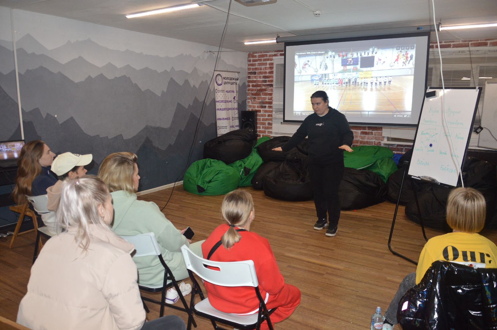 женский футбол, шатура, тренировка, молодежный центр, футбольная команда,