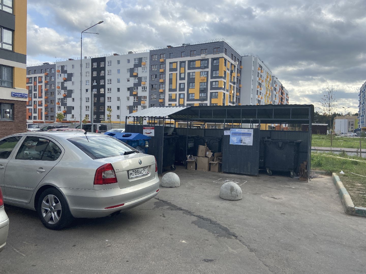 мусор, контейнерная площадка,