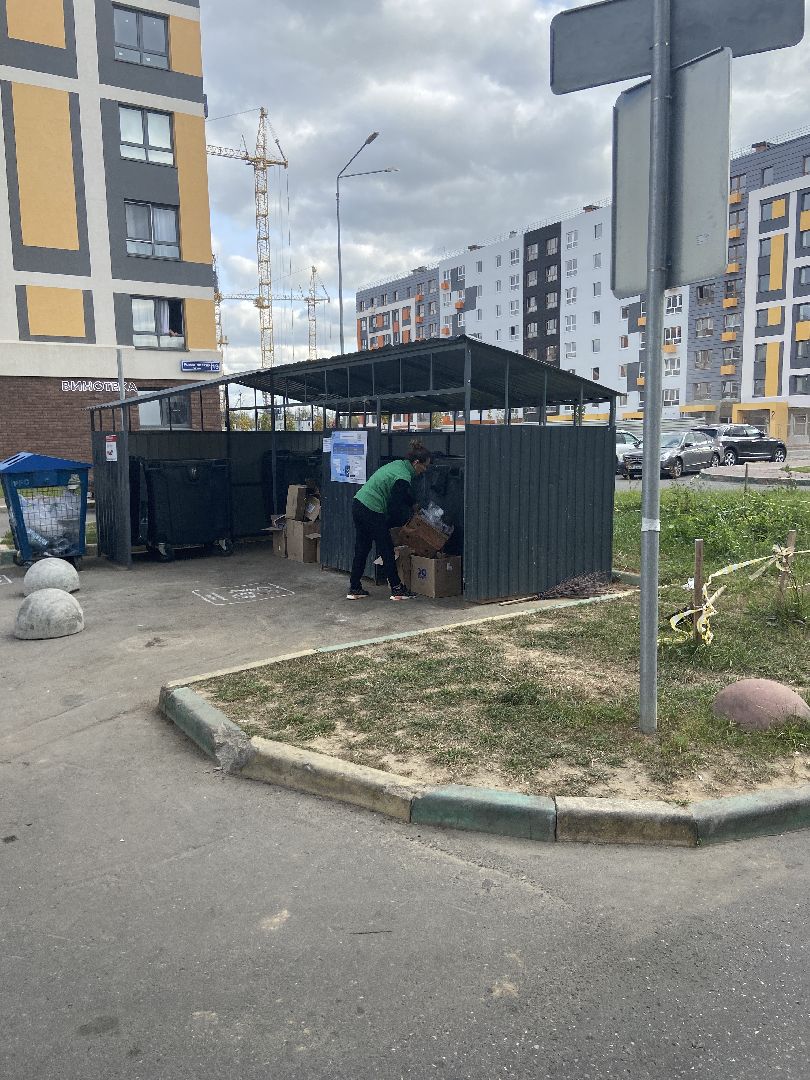 мусор, контейнерная площадка,