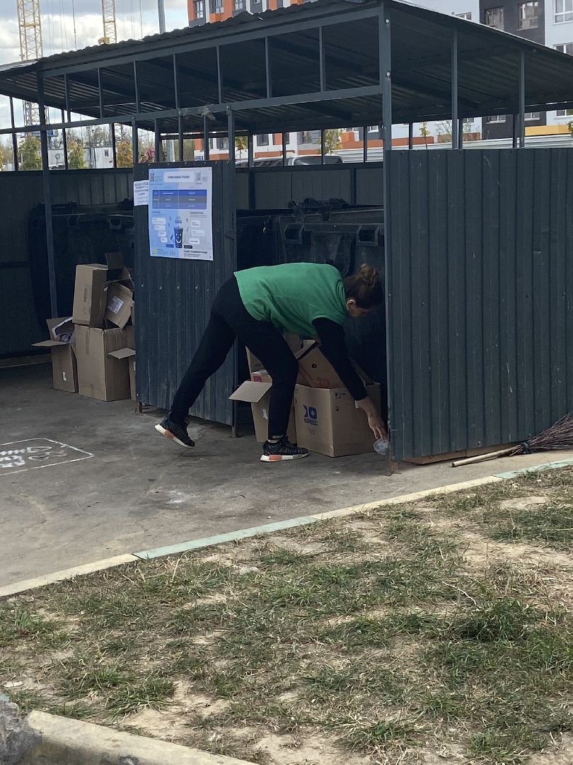 мусор, контейнерная площадка,