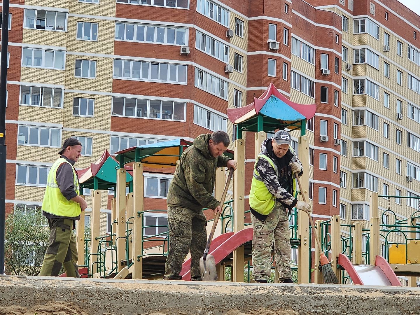 добродел, серпухов, парк жемчужина, поселок имени ногина, комбинат благоустройства, благоустройство,